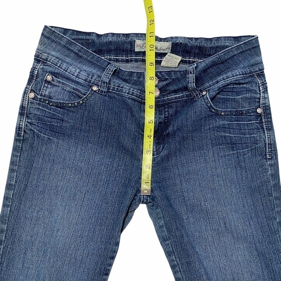 BOTIN Faded Dark Wash Denim Blue Skinny Jeans - Picture 6 of 11